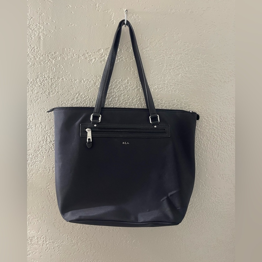 Lauren Ralph Lauren Black Tote Bag